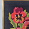 Canevas laine Pensées rouges – Image 3