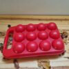 Boîte à œufs 12 plastique rouge France – Image 4