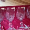 Set de 6 verres à pieds vintage LOUVRE Cristal d'Arques – Image 2