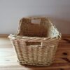 Panier osier poignées vintage – Image 2