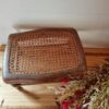 Petit tabouret bois et cannage – Image 5