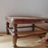 Petit tabouret bois et cannage – Image 4