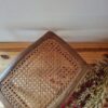 Petit tabouret bois et cannage – Image 2