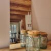 Miroir ancien biseauté à poser