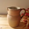 Carafe pichet en grès vernissé