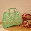 Panier plastique vert menthe