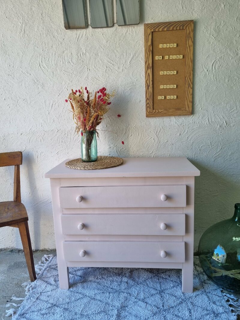 Commode rose poudré – Image 8