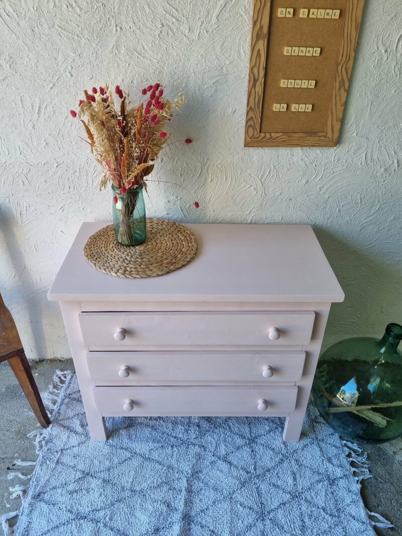 Commode rose poudré – Image 3