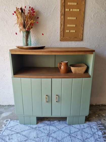 Meuble de rangement vert