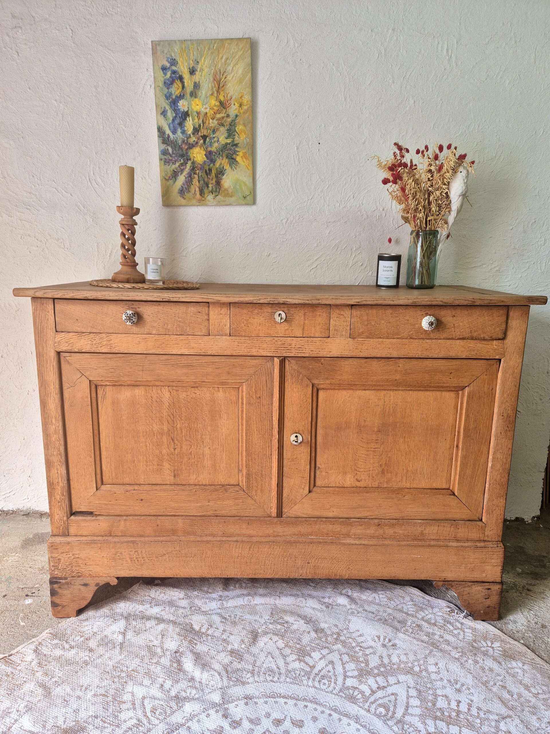 Buffet chêne massif ancien – Image 4