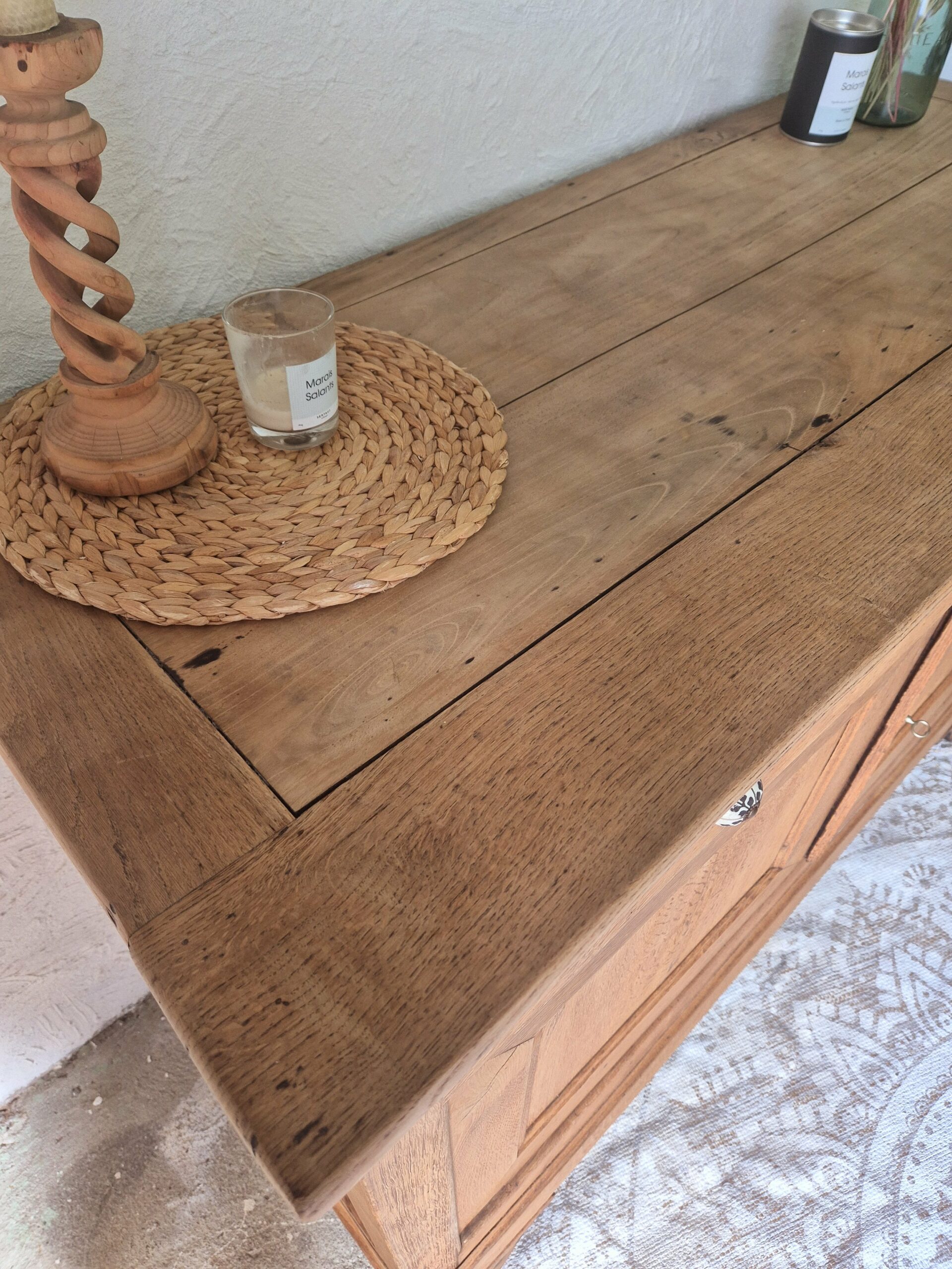 Buffet chêne massif ancien – Image 13